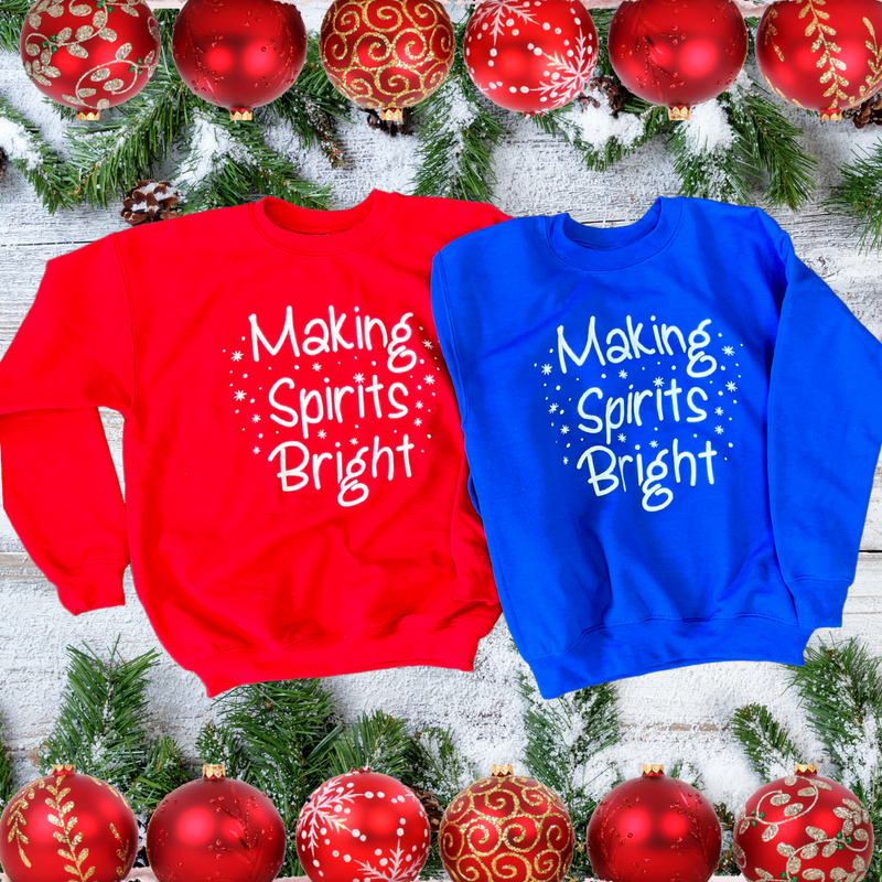 Making Spirits Bright Toddler & Youth Sweatshirt