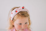 Strawberry and Gingham Headband