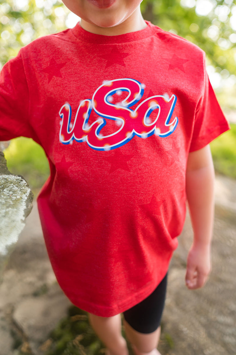 USA Lights Youth Tee