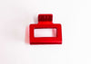 Small Rectangle Red Hair Claw