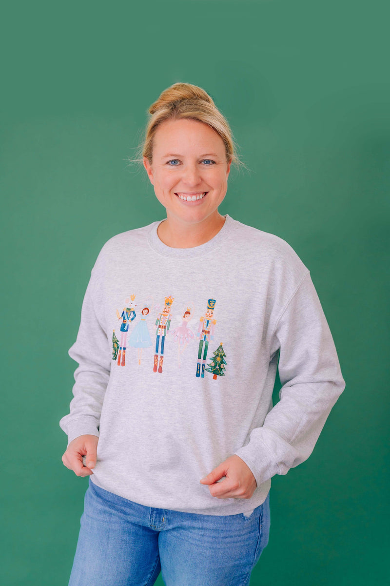 Nutcracker Whimsical Adult Sweatshirt