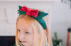 Red & Green Bowtie Headband Youth