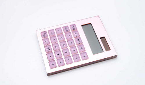 Rose Gold & Acrylic Calculator