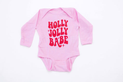 Holly Jolly Babe Longsleeve Onesie