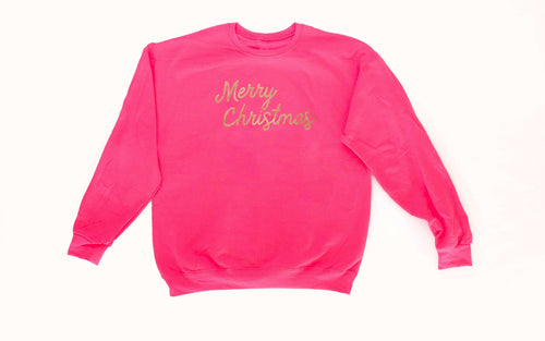 Merry Christmas Sweatshirt Adult