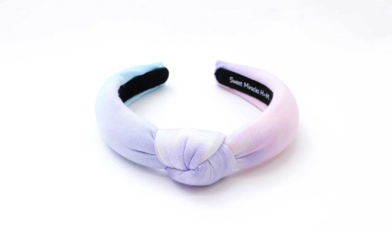 Pastel Tie-Dye Knotted Headbands